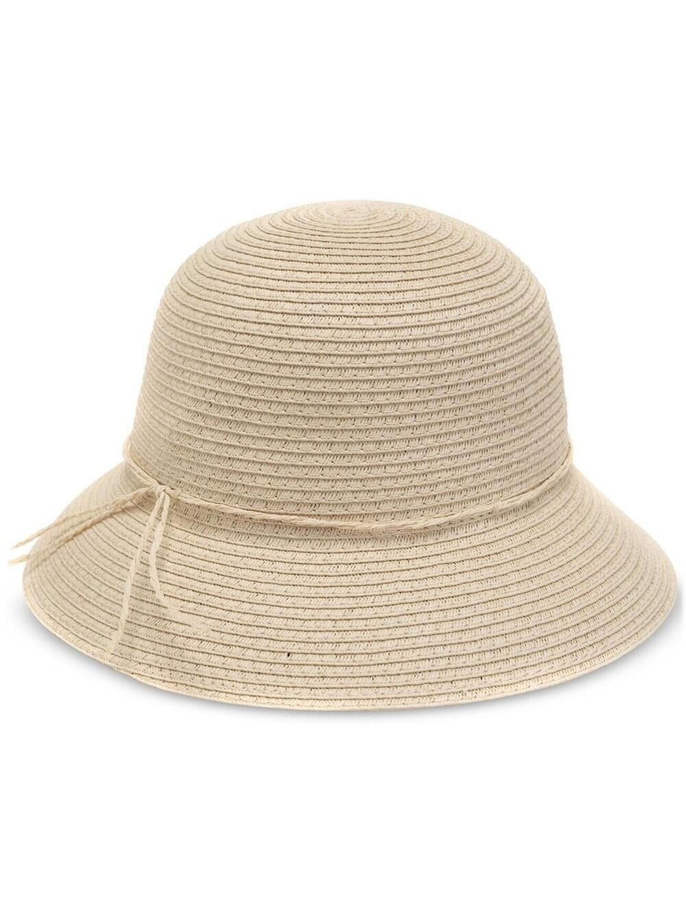 40$ Style & Co Women's Packable Straw Cloche Hats Size One Natural Beige